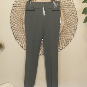 NWT! New York And Co. Grey Trousers Straight Leg Size 0